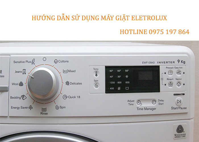 Hướng dẫn sử dụng máy giặt Electrolux – Electrolux Hải Dương