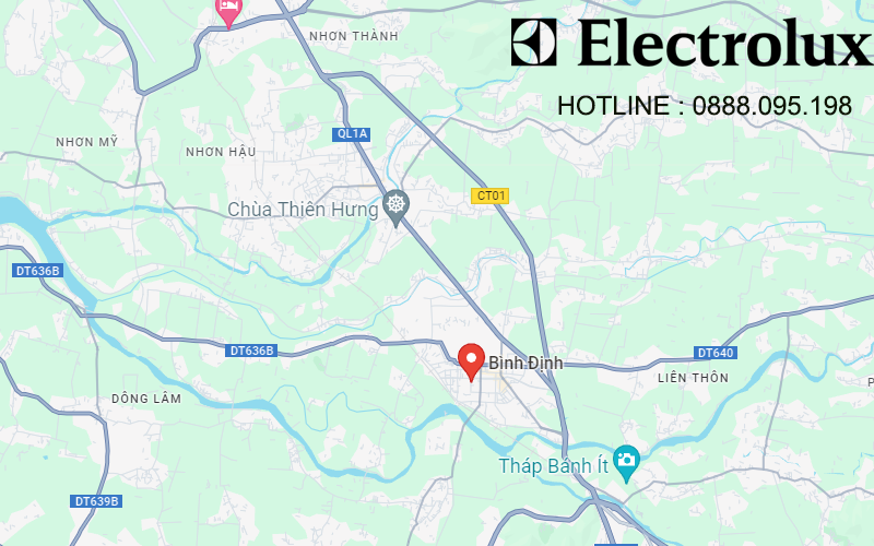 Địa chỉ bảo hành máy sấy Electrolux tại Bình Định