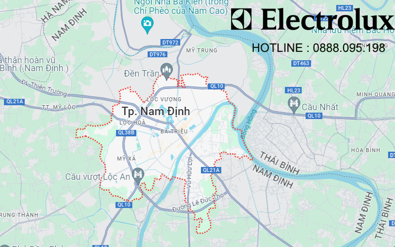 Trung tâm bảo hành Electrolux Nam Định